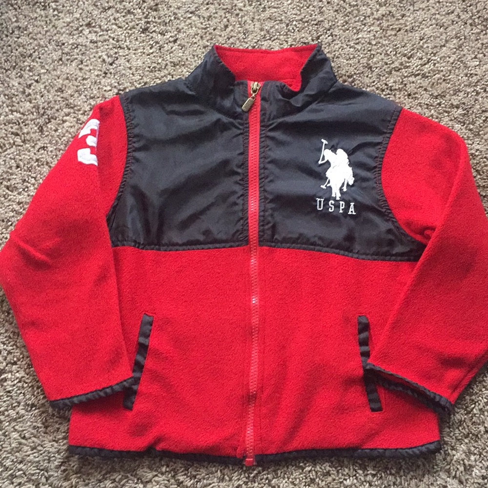 U.S. POLO ASSN. Boys Fleece Warm Sweatshirt Size 6
